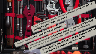 Striking Mechanics Say Dealership Left Their Tools Out To Rust <em></em><em></em>